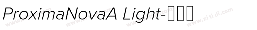 ProximaNovaA Light字体转换